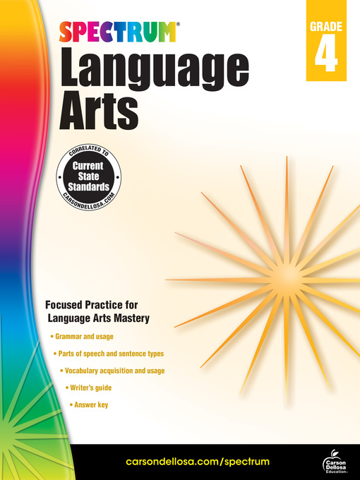 Title details for Spectrum Language Arts, Grade 4 by Spectrum - Available